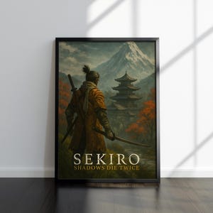 Sekiro: Shadows Die Twice Poster | High Quality Prints | Gaming Poster Artworks | Video Game Poster | Wall Decor Poster | Gamer Gifts