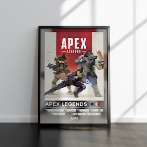 Apex Legends Poster | Apex Legends Print | Gaming Poster | Video Game Poster | Video Game Print | Wall Decor Poster | Gaming Decor