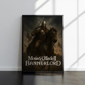 Mount & Blade II: Bannerlord Poster | High Quality Prints | Gaming Poster Artworks | Video Game Poster | Wall Decor Poster | Gamer Gifts