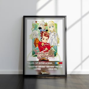 Tales of Symphonia Poster | Tales of Symphonia Print | Gaming Poster | Video Game Poster | Video Game Print | Wall Decor Poster |