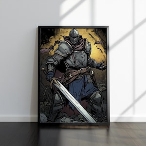 Darkest Dungeon Artwork | Darkest Dungeon Print | Gaming Artwork | Video Game Poster | Video Game Print | Wall Decor Poster | Gaming Decor