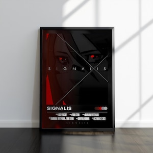 Signalis Poster | Signalis Print | Gaming Poster | Video Game Poster | Video Game Print | Wall Decor Poster | Gaming Decor | Gaming Gift