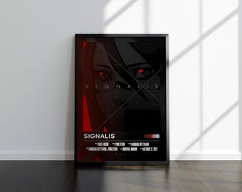 Signalis Poster | Signalis Print | Gaming Poster | Video Game Poster | Video Game Print | Wall Decor Poster | Gaming Decor | Gaming Gift