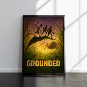 Grounded Poster | Grounded Artwork | High Quality Prints | Gaming Poster Artworks | Video Game Poster | Wall Decor Poster Arts | Gamer Gifts