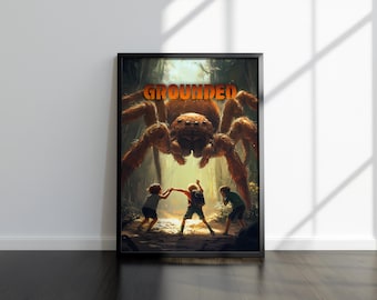 Grounded Artwork | Grounded Print | Gaming Artwork | Video Game Poster | Video Game Print | Wall Decor Poster | Gaming Decor
