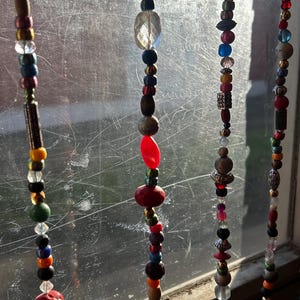 Handmade Rainbow Beaded Curtains (8 strands) afbeelding 9