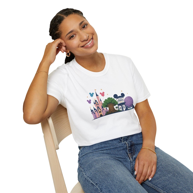 4 Parks , 1 World T-Shirt | Walt Disney World T-Shirt image 1