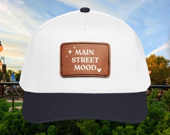 Main Street Mood Mütze | Cap mit Aufnäher aus Leder