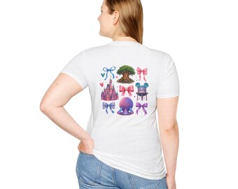 Disney Parks Icons with Bows T-Shirt | Disney Parks Cute Bow T-Shirt