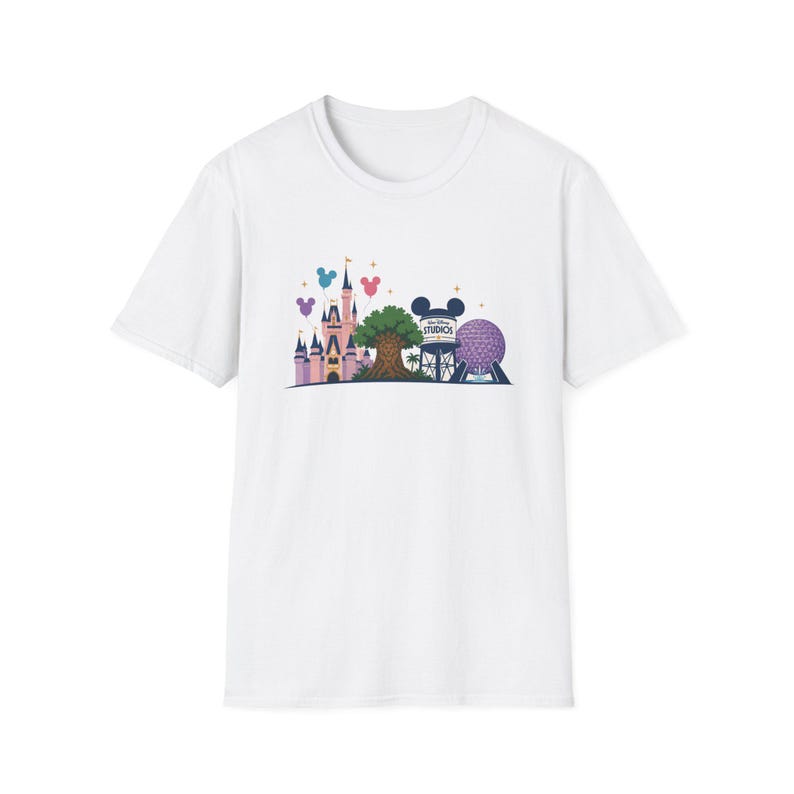4 Parks , 1 World T-Shirt | Walt Disney World T-Shirt image 5