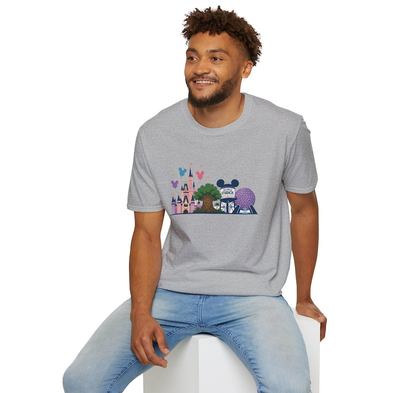 4 Parks , 1 World T-Shirt | Walt Disney World T-Shirt image 3