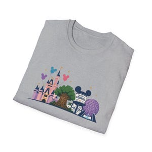 4 Parks , 1 World T-Shirt | Walt Disney World T-Shirt image 4