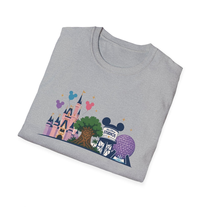 4 Parks , 1 World T-Shirt | Walt Disney World T-Shirt image 4