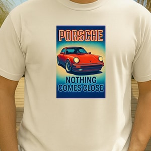 Porsche 911 T-Shirt: Vintage Car Enthusiast Apparel