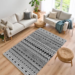 Modern Pink Ombre Area Rug With Wavy Gradient Design, Soft Blush Rose Carpet For Bedroom, Nursery, Living Room Or Feminine Decor