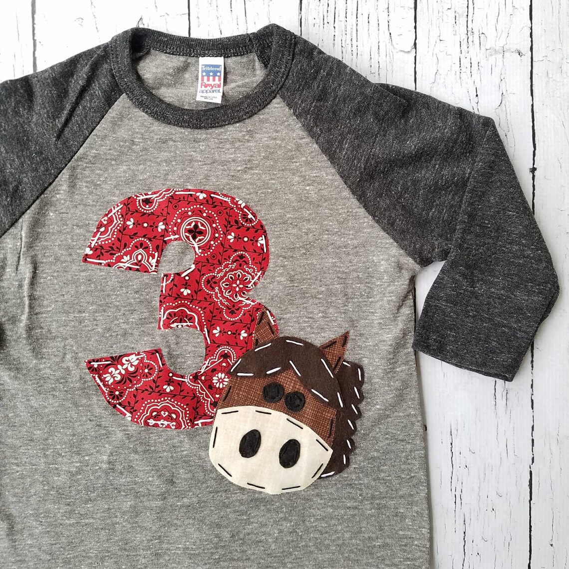Horse Birthday Shirt // 3 Barnyard Birthday Shirt // Two Etsy