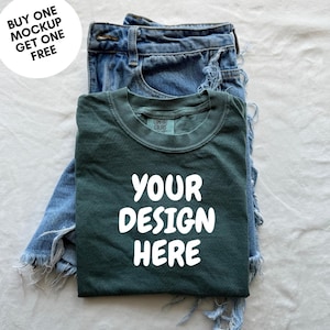 C1717 Blue Spruce Mockup Flat lay Tshirt Mockup Comfort Colors Mockup c1717 Blue Spruce Mockup Comfort Colors 1717 Blue Spruce T-shirt Flat