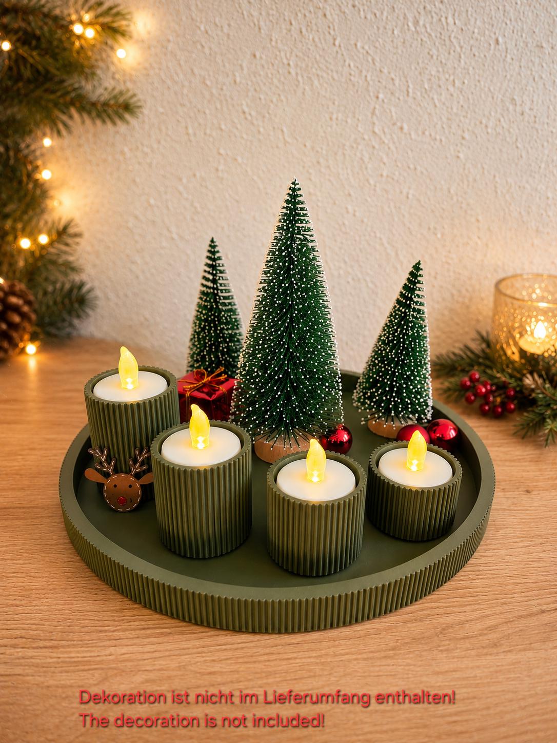 Adventskranz tablett