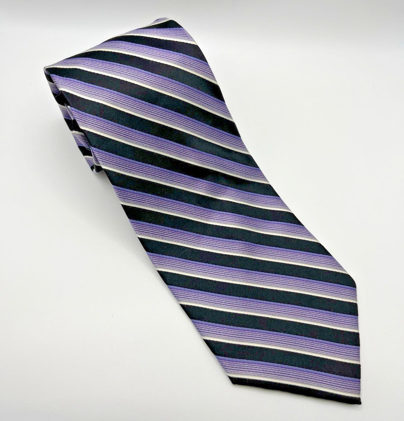 Mens 100% Striped Silk Ties Set of 3 Including DKNY Express  Joseph & Feiss Multicolor Striped Tie main image 1