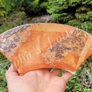 Hand-made Bonsai Pot - High-fired - Glazed - Fan Shape - 8 1/4"x3 1/2"x4" -  Pottery/Ceramics