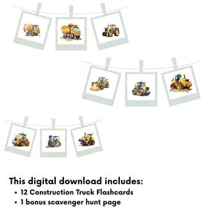 Construction Vehicles Flashcards