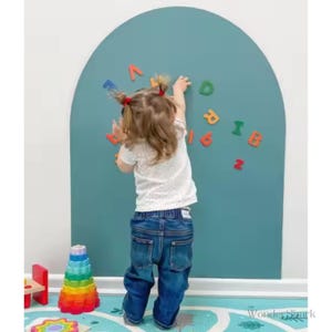 Multifunctional Magnetic Play Wall Decal: Self-Adhesive PVC Canvas for Kids