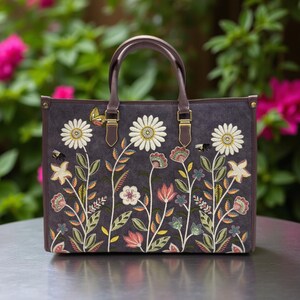Designer Handtasche für Damen | schicke Schultertasche | Vegan Leder Tragetasche | Alltags Handtasche für Büro, Reise oder Geschenk | Trendy & Stilvoll