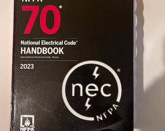 Highlighted and Tabbed - NFPA 70 National Electrical Code with 2023 HANDBOOK
