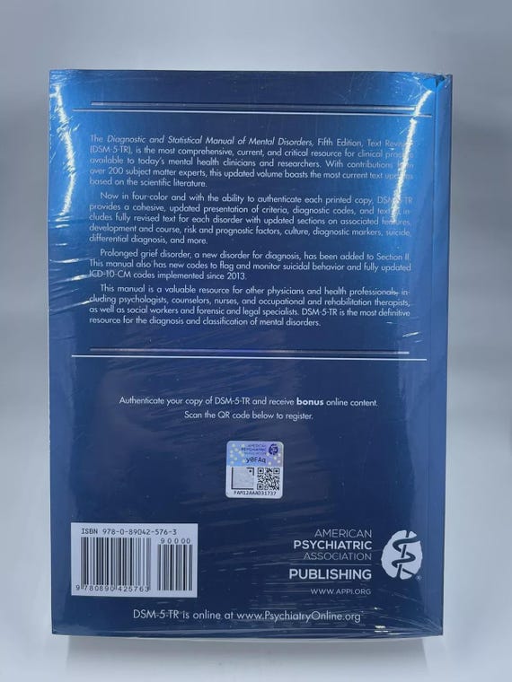 Diagnostic And Statistical Manual Of Mental Disorders DSM-5-TR – Trade Paperback, 2022
