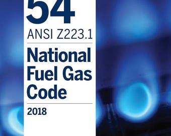 NFPA 54 National Fuel Gas Code (2018) Broché