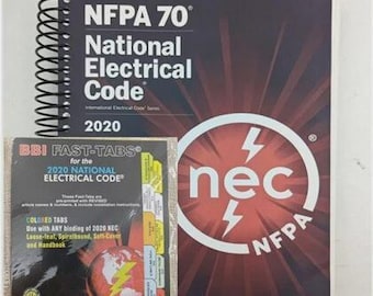 NFPA 70 National Electrical Code 2020, Spiral Bound Version with Tabs