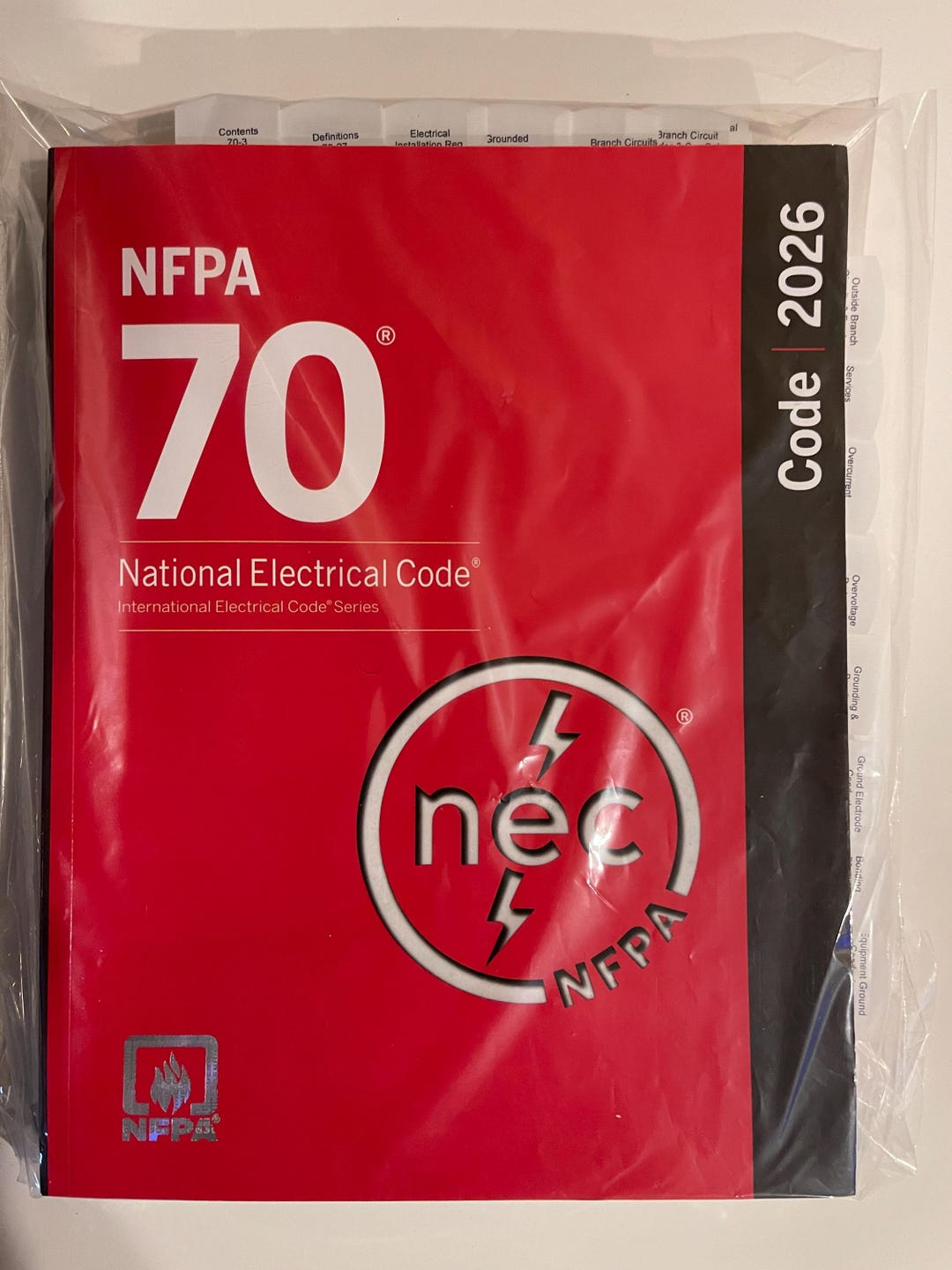 Highlighted and Tabbed NFPA 70, National Electrical Code (NEC