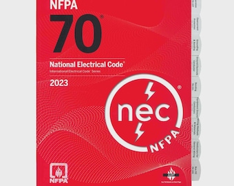 Highlighted and Tabbed - NFPA 70 - National Electrical Code 2023 - Spiral-bound