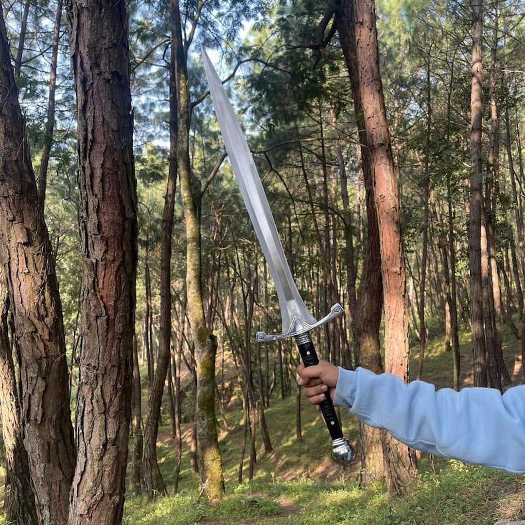 Hand Forged Viking Sword: 5160 Carbon Steel, 20-inch Blade Christmas ...