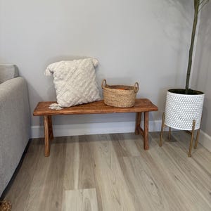 Banco rústico/envejecido hecho a mano