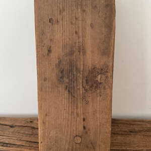 Antique DUREX Wooden Cigar Mold | Early 1900s Tobacco Mold | Industrial Wood Decor | Primitive Shelf Styling Object image 3
