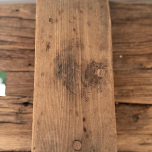Antique DUREX Wooden Cigar Mold | Early 1900s Tobacco Mold | Industrial Wood Decor | Primitive Shelf Styling Object image 8