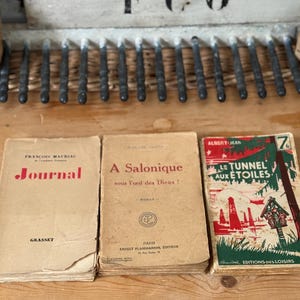 Vintage French Paperback Book Set: Voltaire & Léon Bloy, Parisian Decor