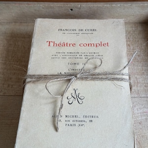 Vintage French books Vintage books French books Antique books European vintage books
