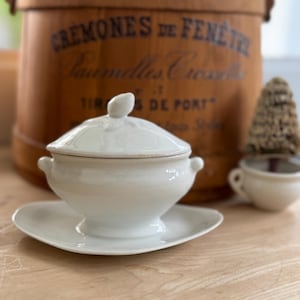 Antique French Mustard Pot 19th Century French antique mustard pot with lid French mustard pot French mini tureen French antiques