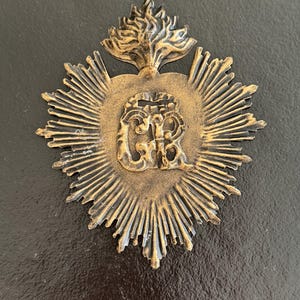 Ex Voto Replica Vintage inspired Ex Voto Sacred Heart Vintage Inspired Sacred Heart Catholic decor