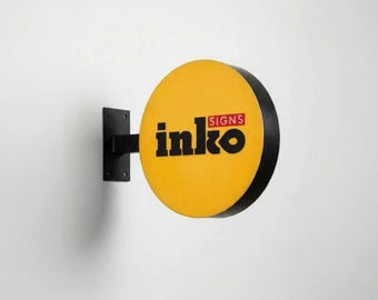 Letrero de luz LED personalizado para pared/Exhibidor retroiluminado para negocios y escaparates modernos