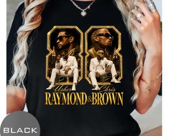 Raymond Brown R&B Tour Shirt, 2026 Usher Chris Comfort Colors Concert Tee