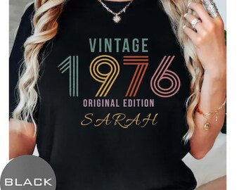 50th Birthday Shirt, Vintage 1976 Gift, Born in 1976 Tee