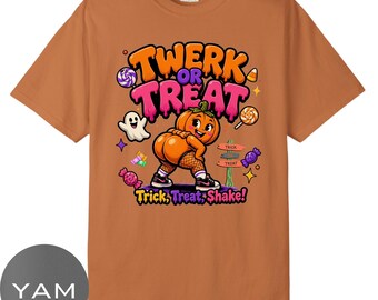 Funny Halloween Shirt, Adult Humor Party Tee, Twerk or Treat Sweatshirt