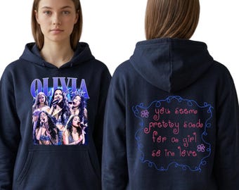 Olivia Rodrigo Concert Hoodie, Unraveled Tour Performance Fan Merch