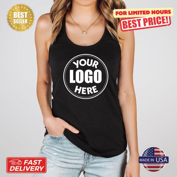 Custom Logo Tank Top: Personalized Workout Apparel, Team Event Shirt