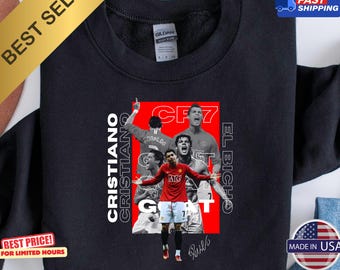Cristiano Ronaldo "El Bicho" Youth Sweatshirt: CR7 Soccer Fan Hoodie