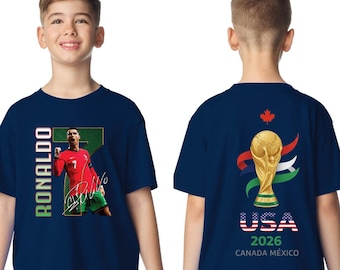 Cristiano Ronaldo 2026 WC T-shirt: Portugal Soccer Legend Shirt