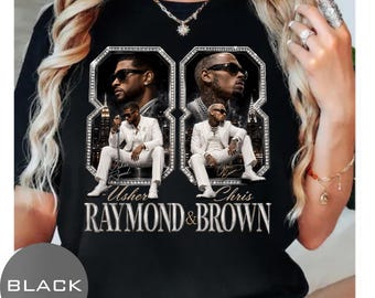 Raymond Brown Script Tour Shirt, Double Sided R&B Comfort Colors Concert Tee